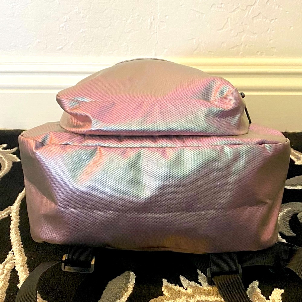 JanSport Iridescent Half Pint FX Mini Backpack Petrol Rainbow - Picture 3 of 7